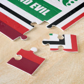 Puzzle Santa Claus vs Krampus Boxing Match Good vs Evil (Côté)