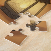 Puzzle Santa & Elf Chess Game Christmas (Côté)