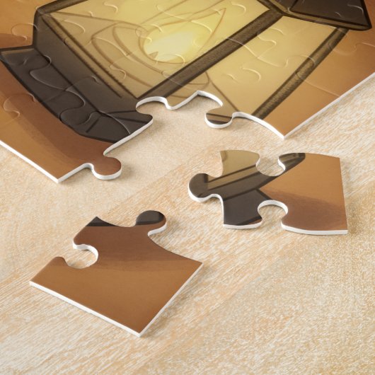 Puzzle Santa & Elf Chess Game Christmas (Côté)