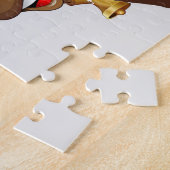 Puzzle Santa et son renne Rudolph Facile (Côté)