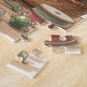 Puzzle Santa Making Wreaths Christmas (Côté)