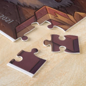 Puzzle Santa's Fireside Serenade Christmas (Côté)