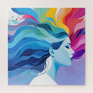Puzzle Santé mentale Art abstrait