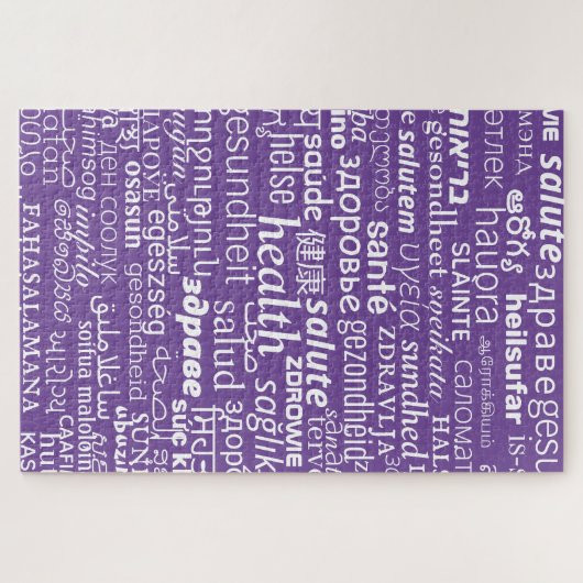 Puzzle Santé - Multi Language International - Soyez en sa (Horizontal)
