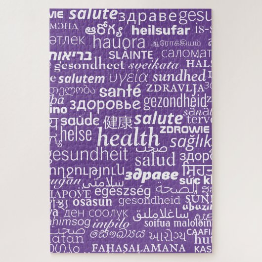 Puzzle Santé - Multi Language International - Soyez en sa (Vertical)