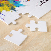 Puzzle Santiago Chili Skyline (Côté)