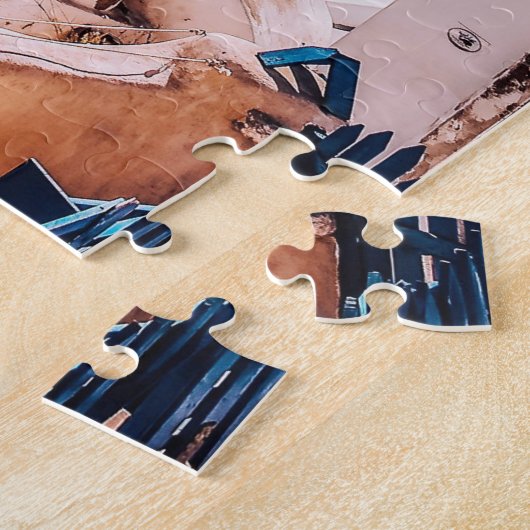 Puzzle Santorin, Grèce Beach House (Côté)