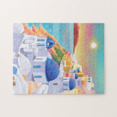 Puzzle Santorin Grèce Europe Art Destination Voyage (Horizontal)
