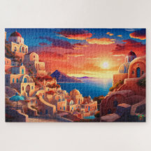 🌅 Santorin Sunset Serenity