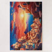 Puzzle 🌅 Santorin Sunset Serenity (Vertical)