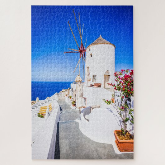 Puzzle Santorini Griekenland Legpuzzel (Verticaal)