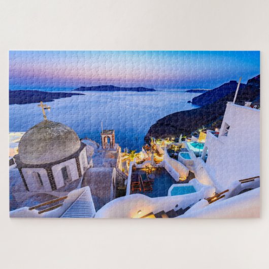 Puzzle Santorini Oia Griekenland Legpuzzel (Horizontaal)