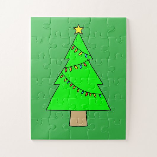 Puzzle Sapin de Noël (Vertical)