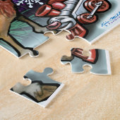 Puzzle Sapin de Noël avec décorations (Côté)