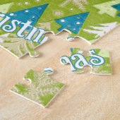 Puzzle Sapins de Noël Rétro (Côté)