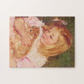 Puzzle Sara tient un chat | Mary Cassatt (Horizontal)