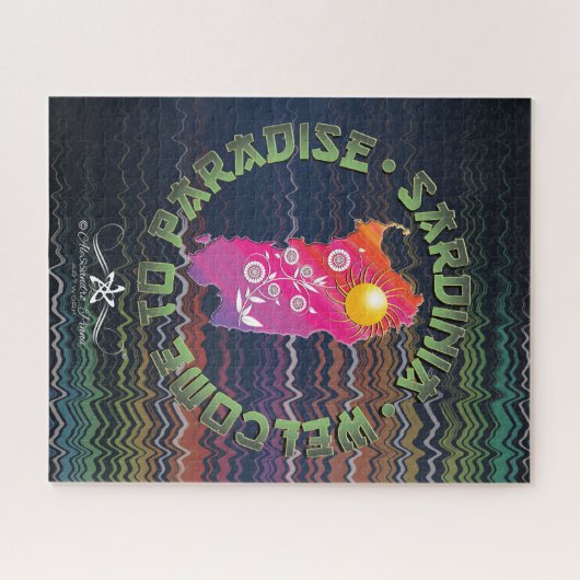 Puzzle Sardaigne (Horizontal)