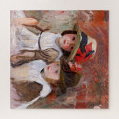 Puzzle Sargent - Village Children, famous painting, (Horizontal)