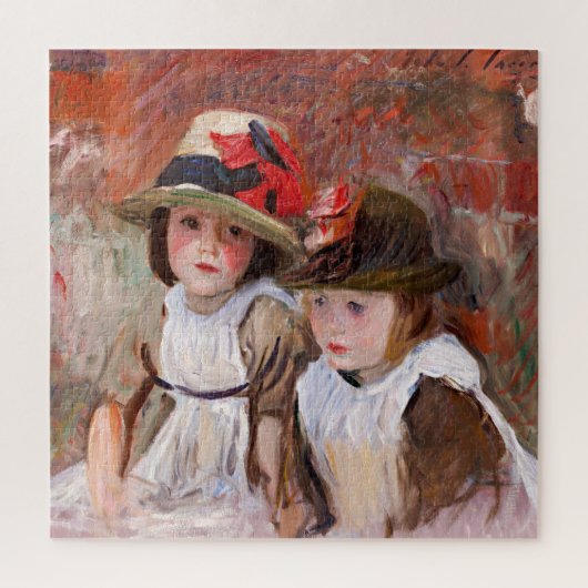 Puzzle Sargent - Village Children, famous painting, (Vertical)