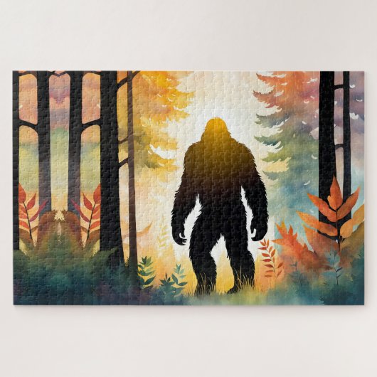 Puzzle Sasquatch d'automne Paysage coloré (Horizontal)