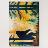 Puzzle Sasquatch d'automne Paysage coloré (Vertical)