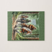 Puzzle Sasquatch sur un parcours de groupe (Horizontal)