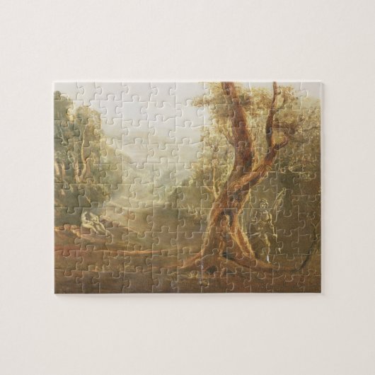 Puzzle Satan contemplant Adam et Ève dans le paradis, de (Horizontal)