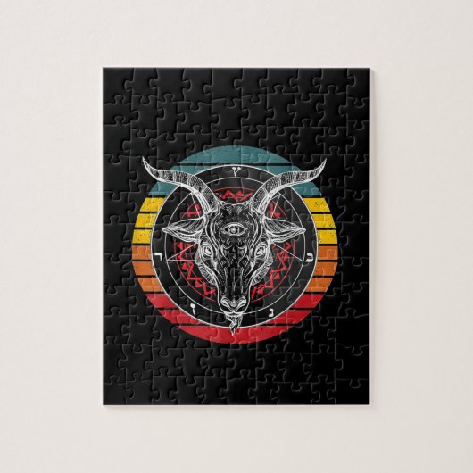 Puzzle Satan Goat, Don de chèvre (Vertical)