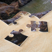 Puzzle Sathodi Falls, Uttar Kannada, Inde (Côté)