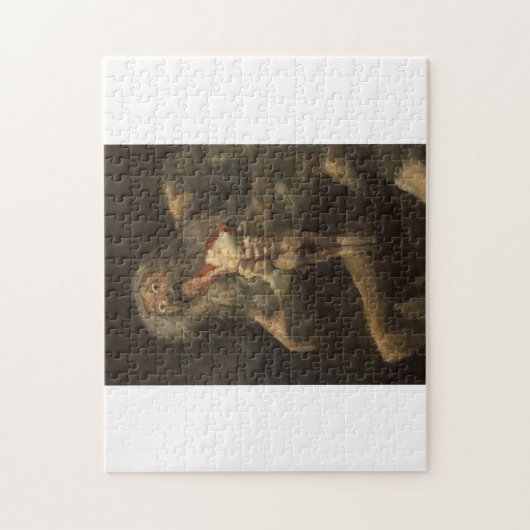 Puzzle Saturno devorando a su hijo francisco de goya (Vertical)