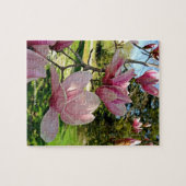 Puzzle Saucer rose D'Inspiration Naturelle Magnolia Bloom (Horizontal)
