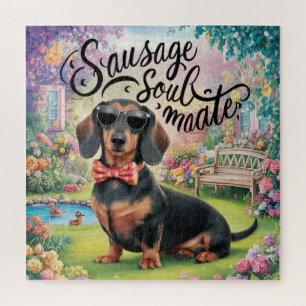 Puzzle Saucisse Dachshund Soulmate