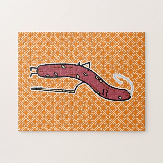 Puzzle Saucisse sèche chinoise gras vieilli Cantonese Lap (Horizontal)