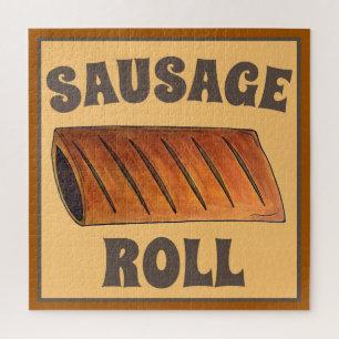 Puzzle Saucisson Roll British Savy Pâtisserie Snack Food 