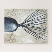 Puzzle Saule dans l'aquarelle du vase (Horizontal)