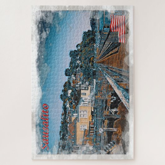 Puzzle Sausalito - Promenade - États-Unis - (Vertical)