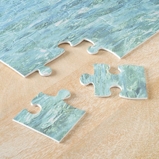 Puzzle Sauter les dauphins dans les Caraïbes, Jigsaw Puzz (Côté)