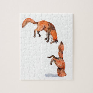Puzzle Sauter Renard Rouge