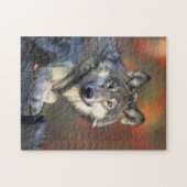 puzzle sauvage de loup (Horizontal)