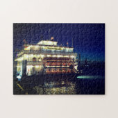 Puzzle Savannah GA Riverboat à la nuit Photographie (Horizontal)