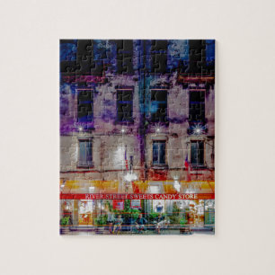 Puzzle savannah georgia ville usa front de mer soirée riv