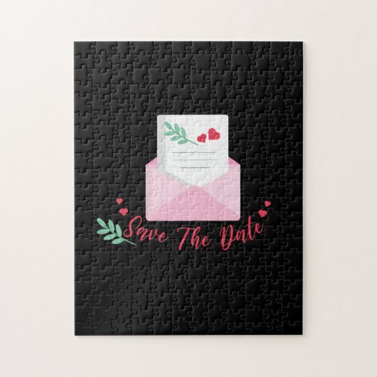 Puzzle "Save the date" pour mariage (Vertical)
