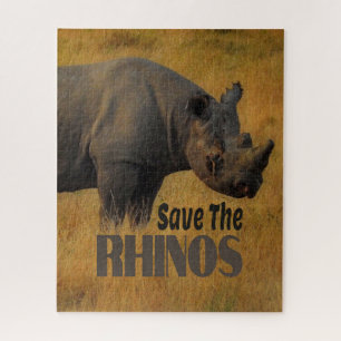 Puzzle Save The Rhinos