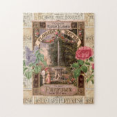 Puzzle Savon de parfum Rose vintage Retro Lilac (Vertical)