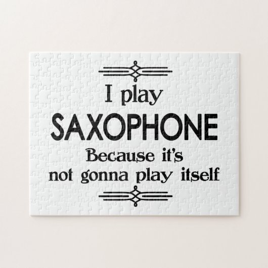 Puzzle Saxophone (Horizontal)