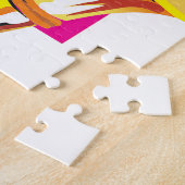 Puzzle Saxophone bariolé (Côté)