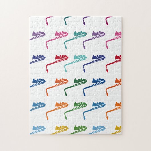 Puzzle Saxophone Coloré Fun Array Music (Vertical)