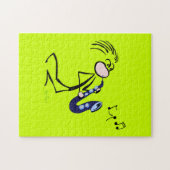 Puzzle Saxophoniste de jazz (Horizontal)