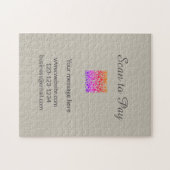 Puzzle scanner pour payer Ajouter un logo QR site web e-m (Horizontal)