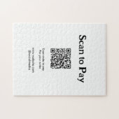 Puzzle Scanner pour payer la commande Code QR Ajouter un (Horizontal)